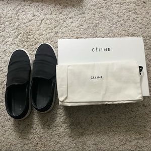 Céline Silk Slip On Sneakers